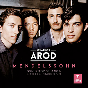 Recensie MENDELSSOHN – Strijkkwartetten, opus 13, 44 nr. 2 Vier Stukken, opus 81 Frage, opus 9