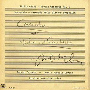 Recensie GLASS, BERNSTEIN – Vioolconcert nr. 1 van Philip Glass – Serenade After Plato’s Symposium van Leonard Bernstein