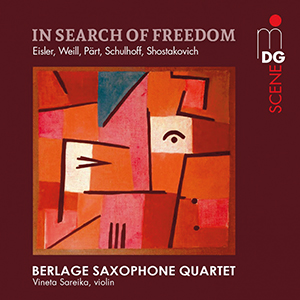 Recensie DIVERSEN – In Search of Freedom (werken van Eisler, Weill, Pärt, Schulhoff en Sjostakovitsj)