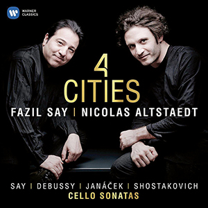 Recensie DIVERSEN – 4 Cities (cellosonates van Say, Debussy, Janáček en Sjostakovitsj)