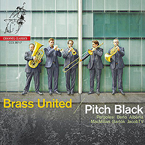 Recensie DIVERSEN – Pitch Black (diverse werken voor koperkwintet)