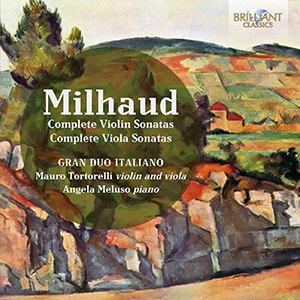 Recensie MILHAUD – Complete Violin Sonatas – Complete Viola Sonatas (vioolsonates nrs. 1 en 2; altvioolsonates nrs. 1 en 2; Printemps; 4 Visages)